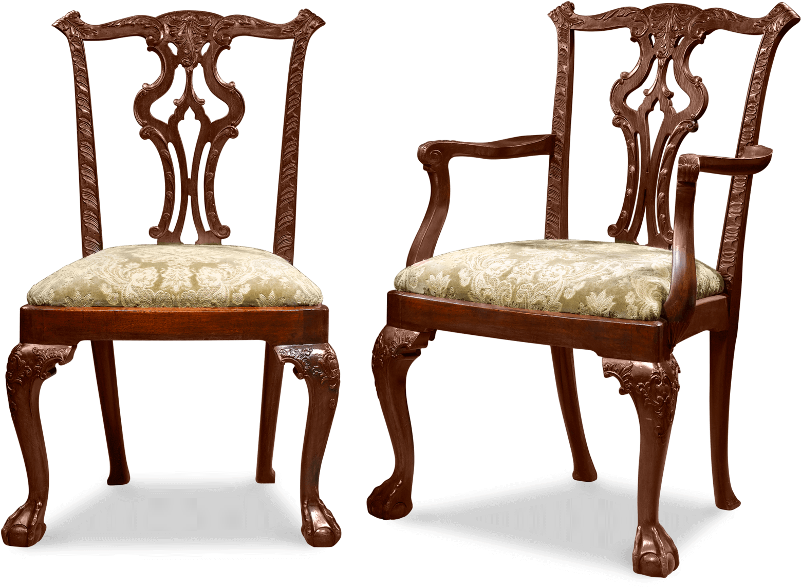 Wooden Antique Chair Download HQ PNG Image