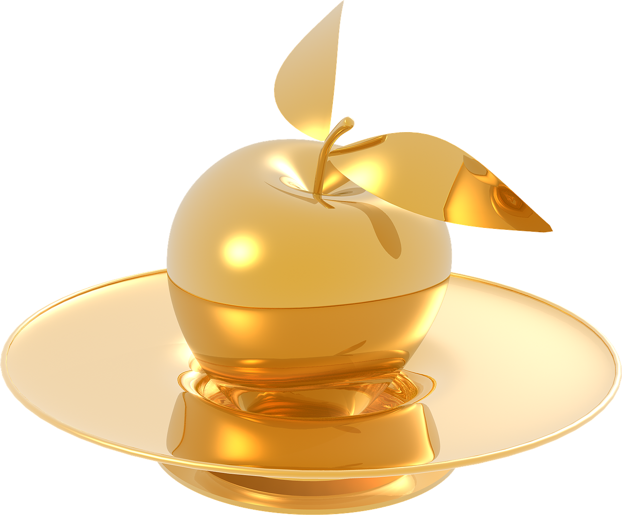 Golden Apple PNG File HD PNG Image