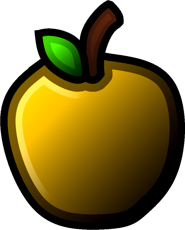 Golden Vector Apple Photos HD Image Free PNG Image