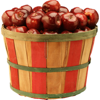 Apple Of Cider Pie Caramel Apples Basket Transparent PNG Image