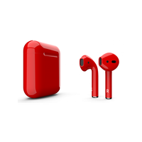 Color Airpods Technology Apple Red Download HD PNG