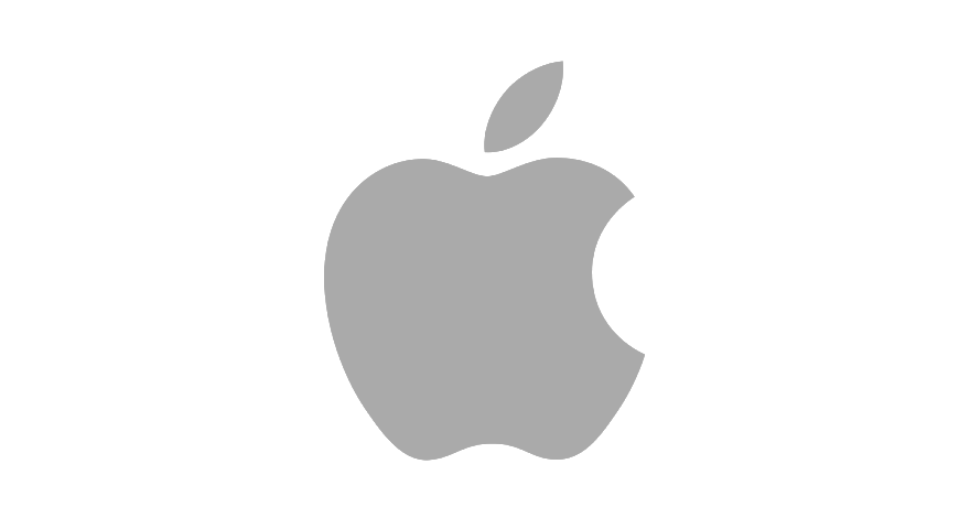Logo Apple Grey Free PNG HQ PNG Image