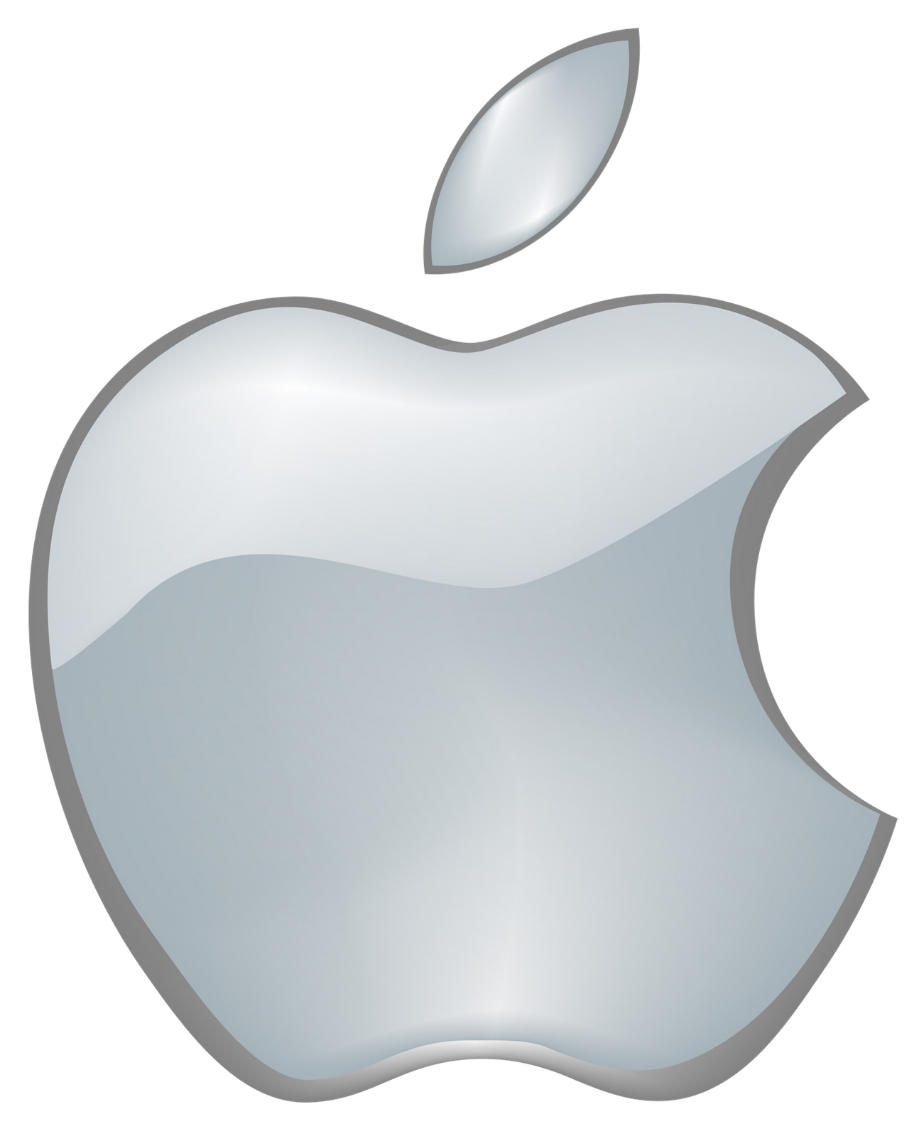 Logo Apple Grey Free Clipart HQ PNG Image
