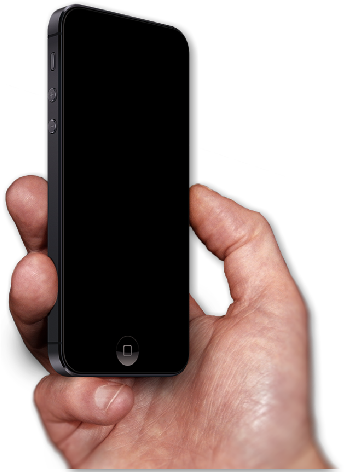 Male Iphone Holding Hand Download HQ PNG Image