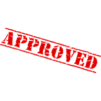 Approved Transparent PNG Image