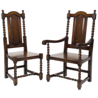 Cromwellian Chair Picture PNG Free Photo PNG