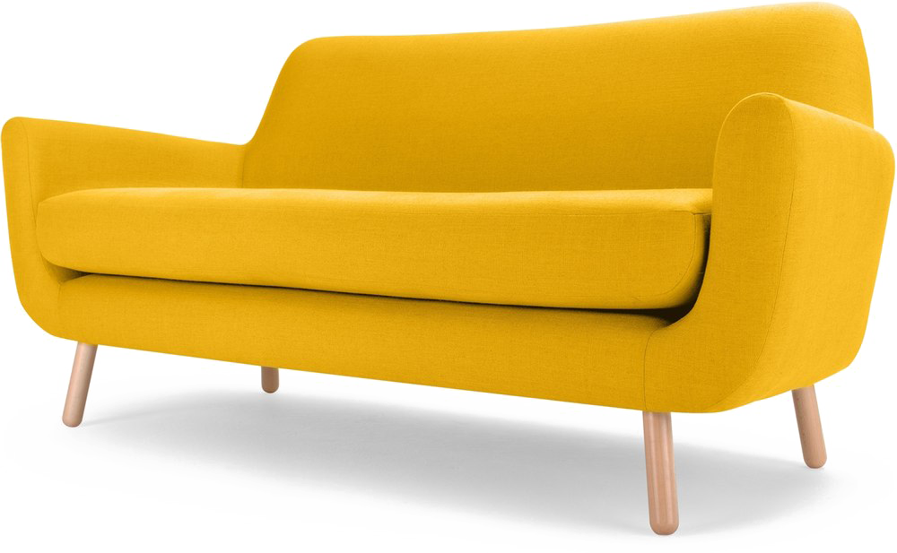 Yellow Sofa Image PNG Download Free PNG Image