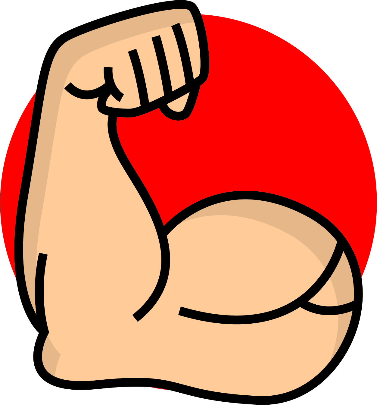 Limb Upper Strong Arm Icon Free Download Image PNG Image