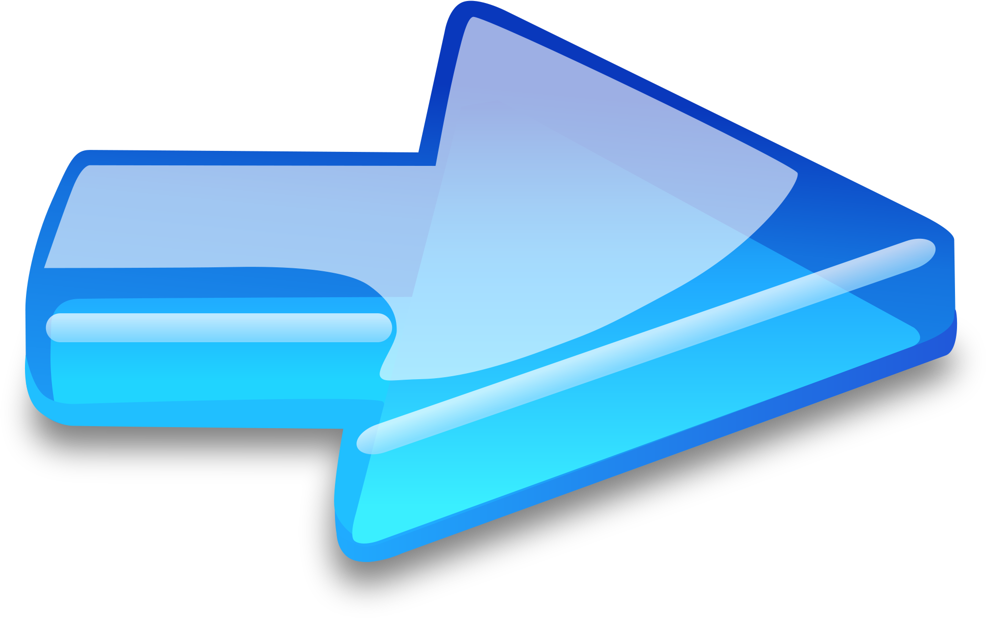 blue arrow png