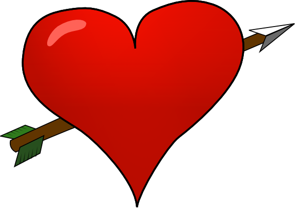 Heart Arrow Red Free Transparent Image HD PNG Image
