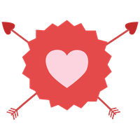 Heart Arrow Valentine Free Transparent Image HQ PNG Image