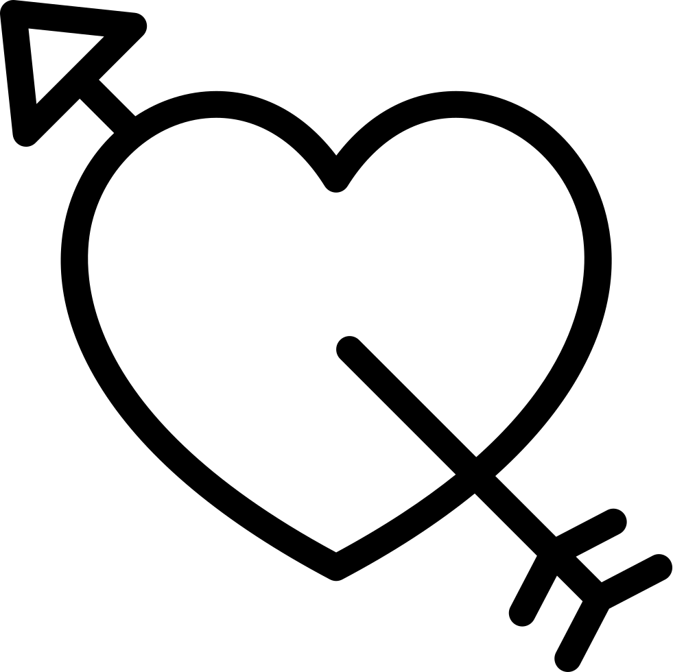 Heart Vector Arrow PNG Download Free PNG Image