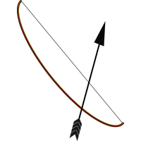 Arrow bow Transparent PNG Image