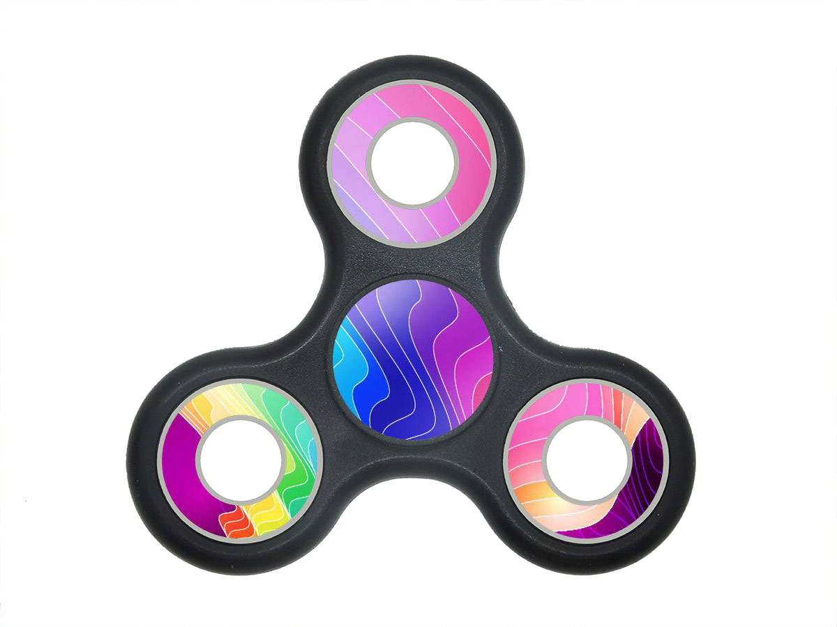 Rainbow Fidget Spinner HD Free Download PNG HQ PNG Image