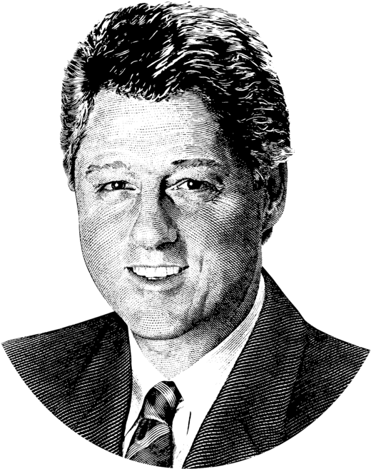 Art Bill Clinton Free HQ Image PNG Image