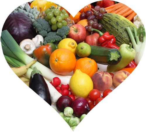Heart Vegetables HD Image Free PNG Image