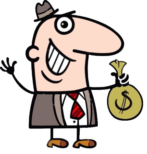 Restaurant Illustration Wallet Businessman With Cartoon Stock PNG Image