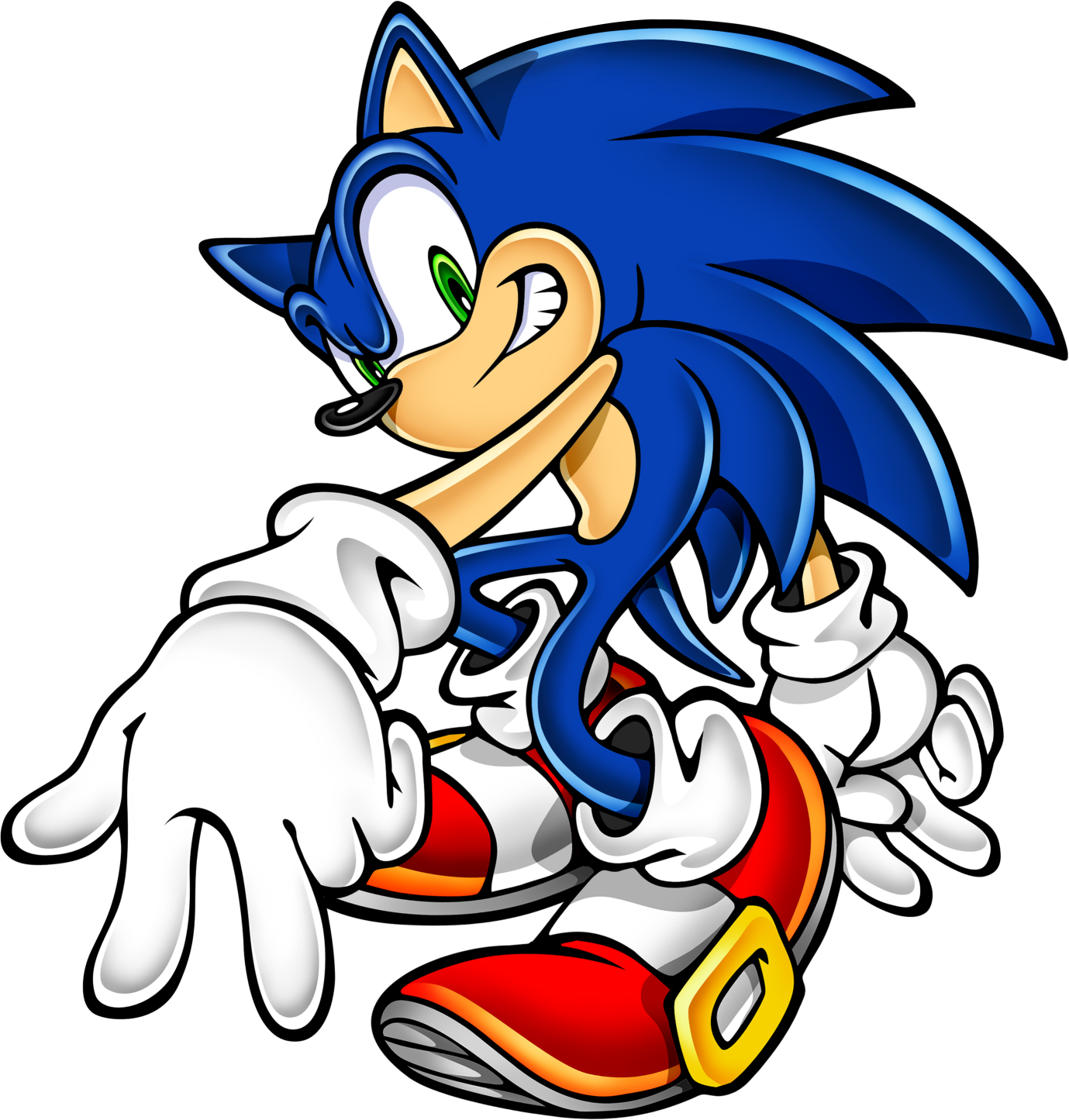Sonic Art Adventure The Wing Hedgehog PNG Image