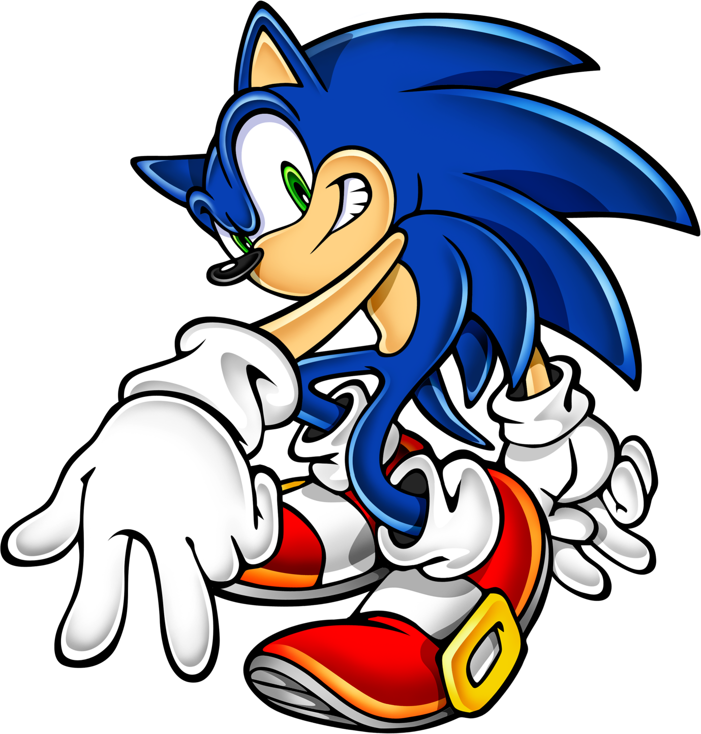 ง'̀-'́)ง  Sonic, Hedgehog art, Sonic the hedgehog