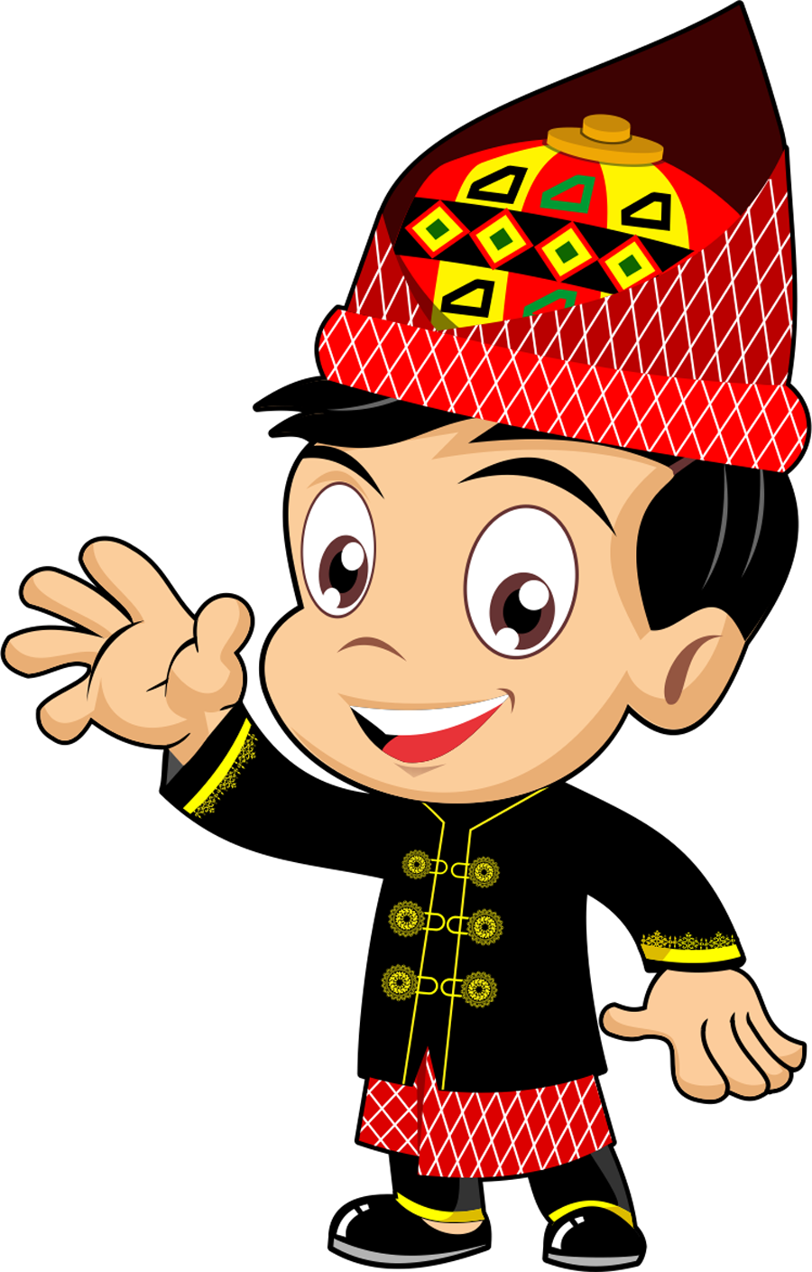 Aceh Art Rumah Adat Animation Happiness PNG Image