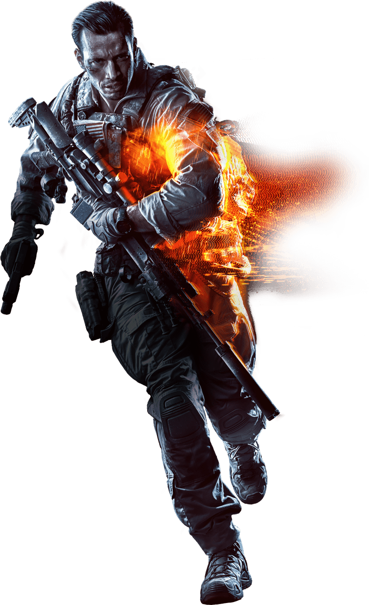 Battlefield Figure Creed Mercenary Action Assassin Hardline PNG Image