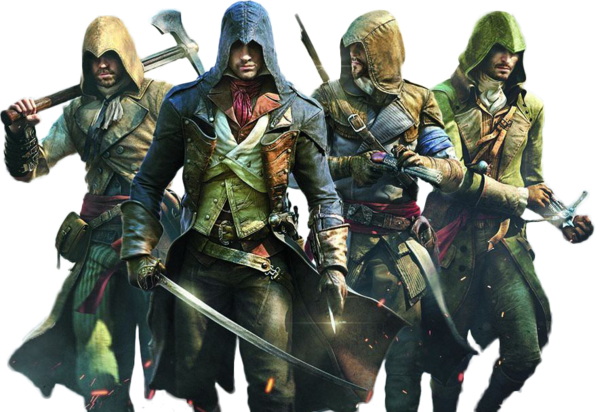 Assassins Creed Unity transparent background PNG cliparts free