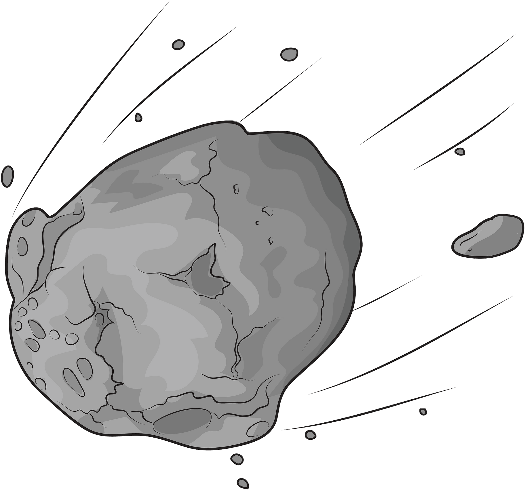 Asteroid Transparent PNG Image
