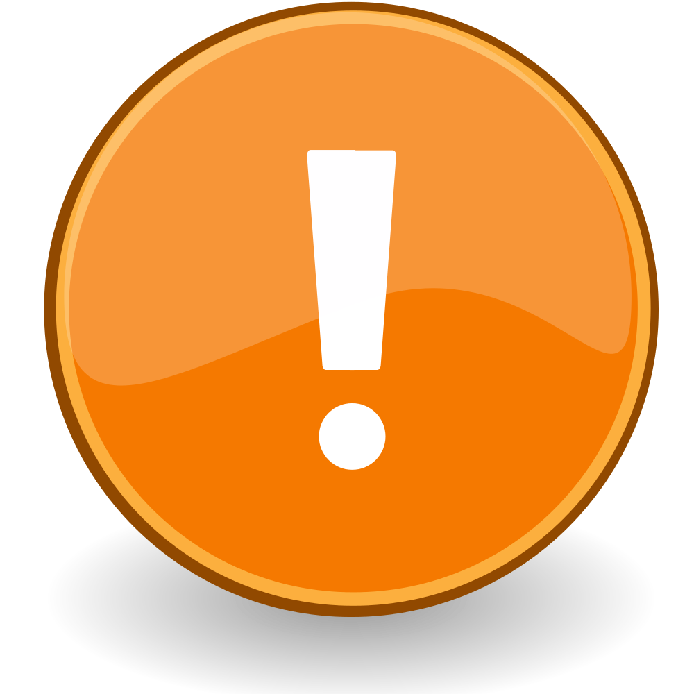 Attention Transparent PNG Image