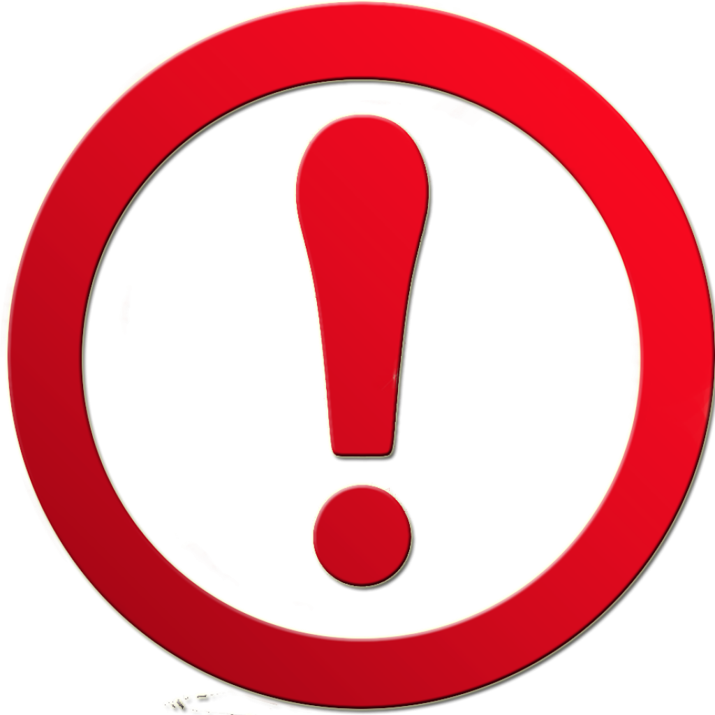 Attention Transparent PNG Image