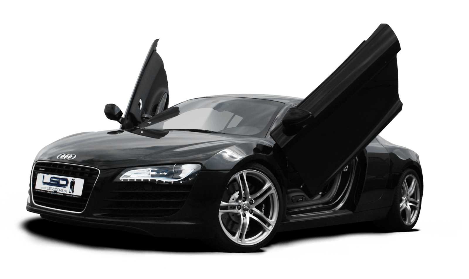Black R8 Audi Png Car Image PNG Image