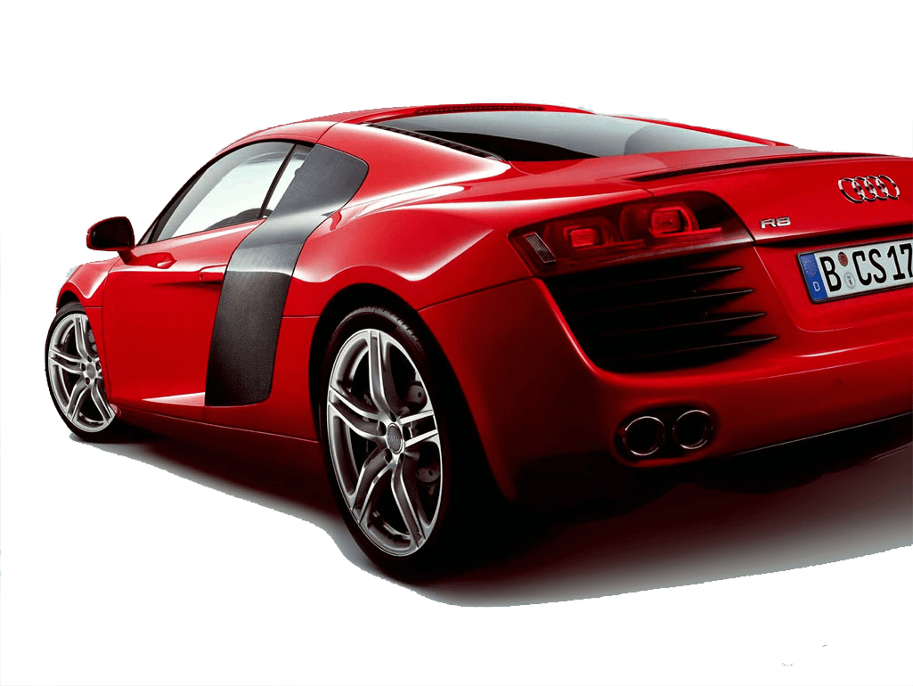 Red R8 Audi Png Car Image PNG Image