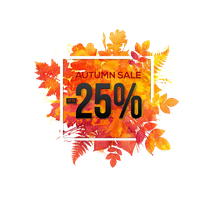 Colored Poster Leaves Sales Royalty-Free Autumn PNG Image