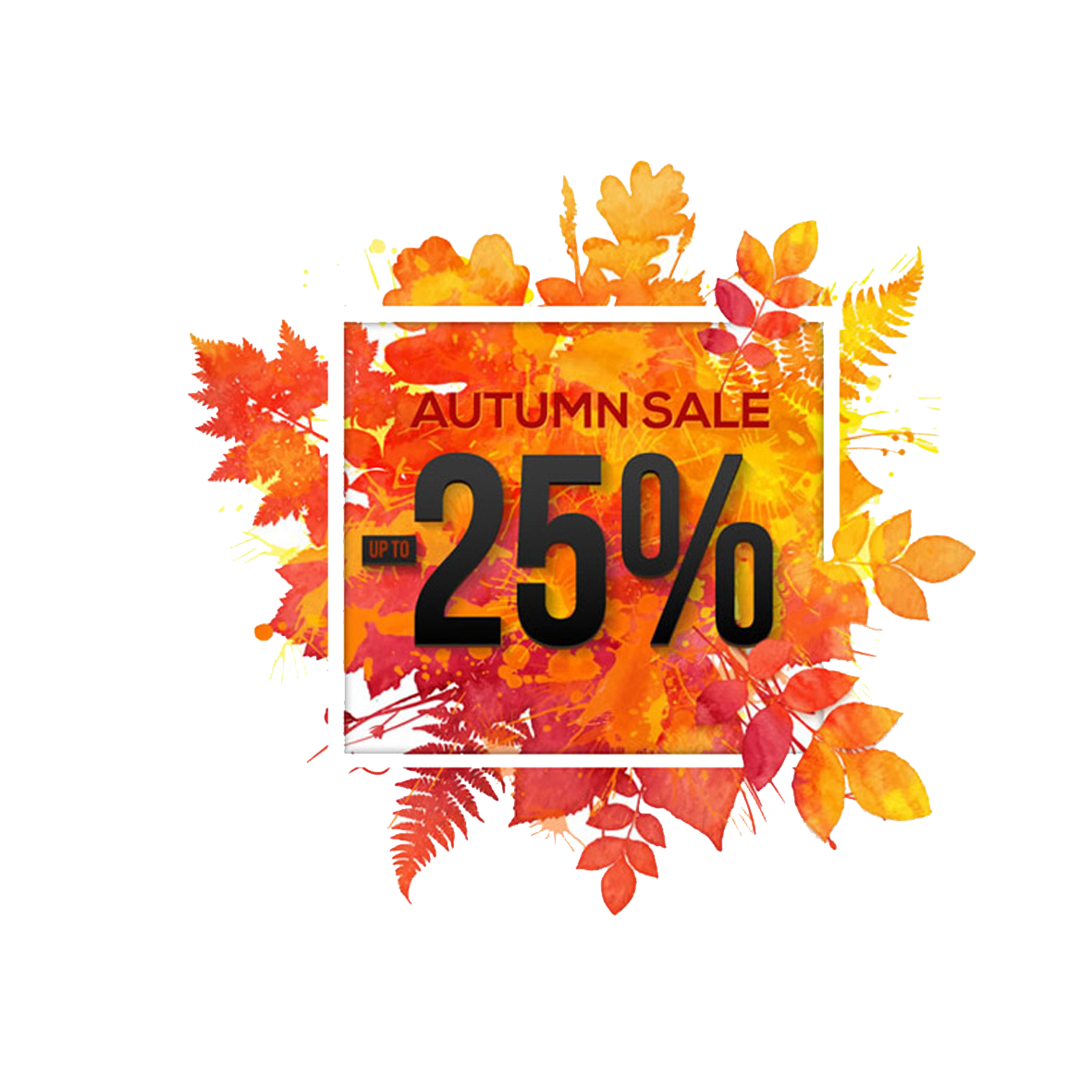 Colored Poster Leaves Sales Royalty-Free Autumn PNG Image
