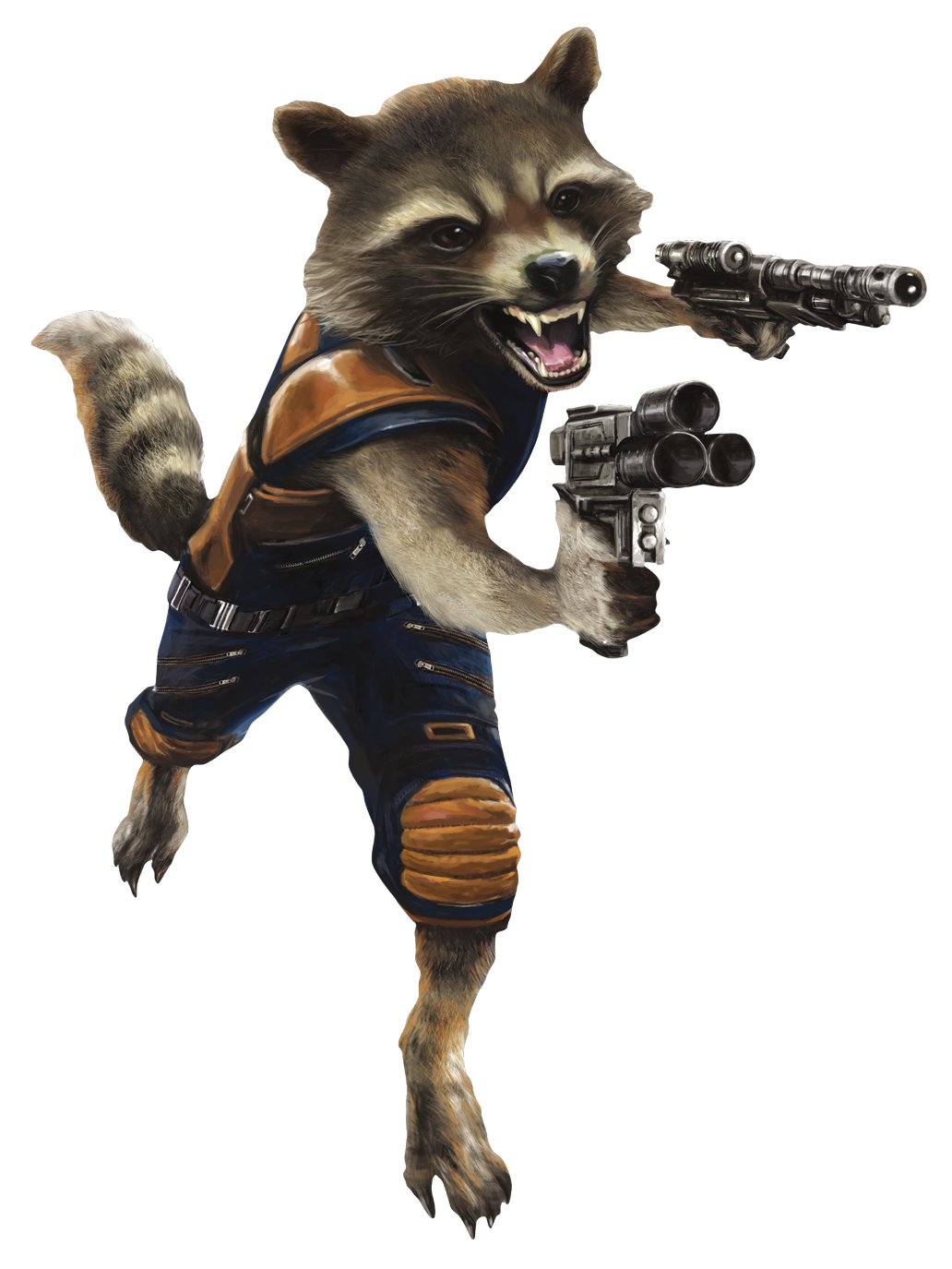 Rocket Character Fictional Snout Starlord Raccoon Thanos PNG Image