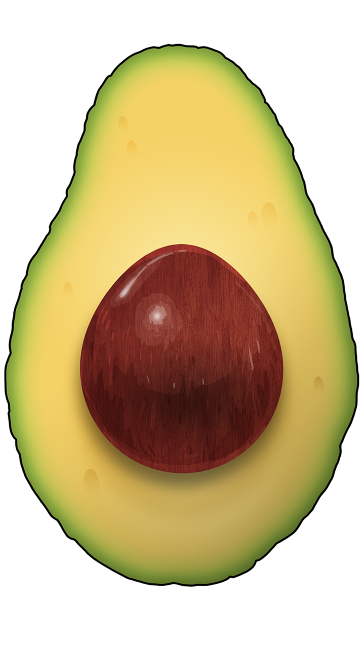 Vector Avocado PNG Image High Quality PNG Image