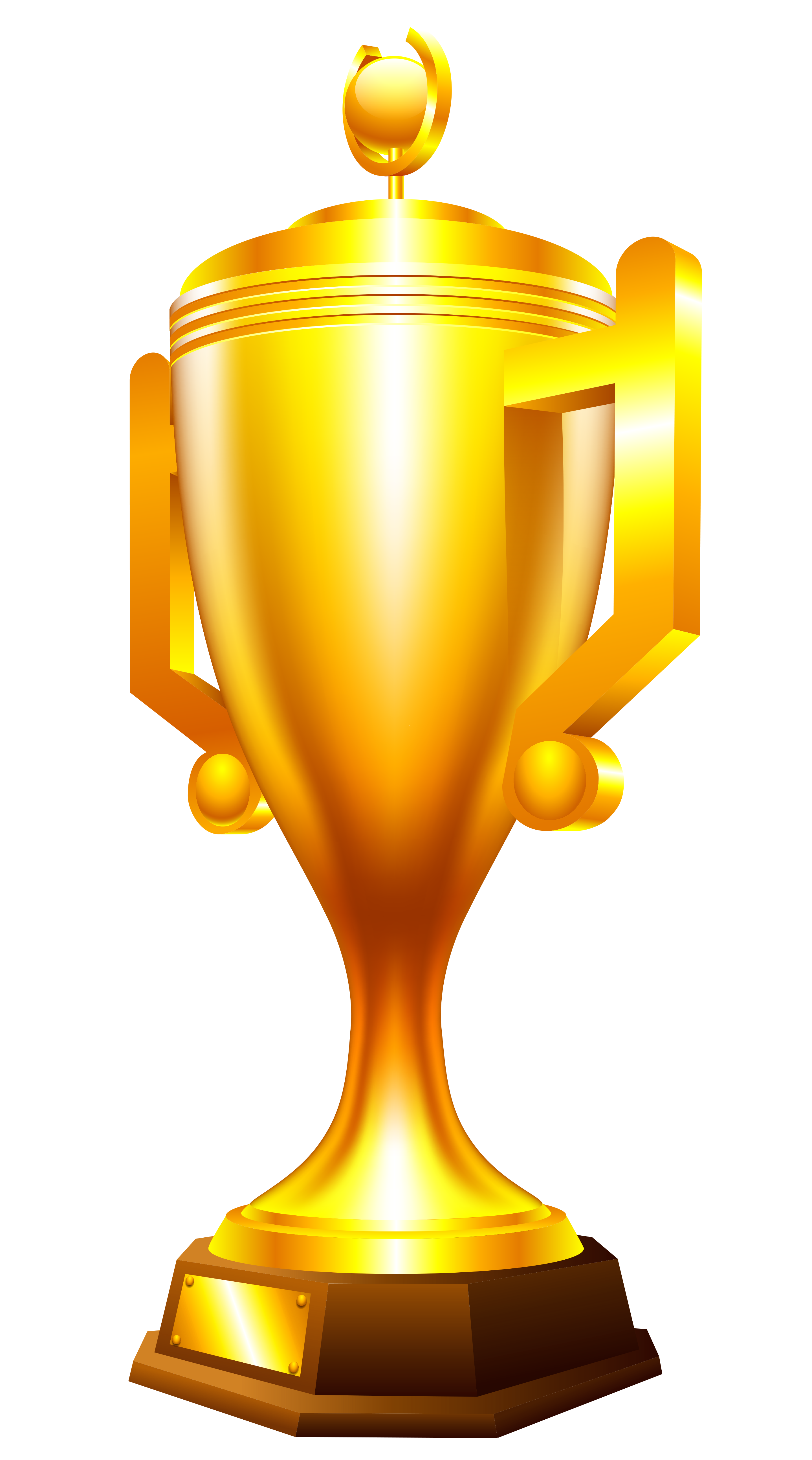 Golden cup Transparent PNG Image
