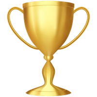 Award trophy cup PNG