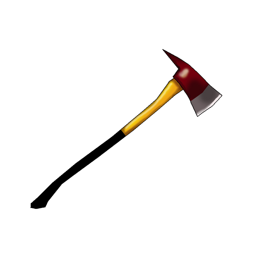 Firefighter Axe File PNG Image