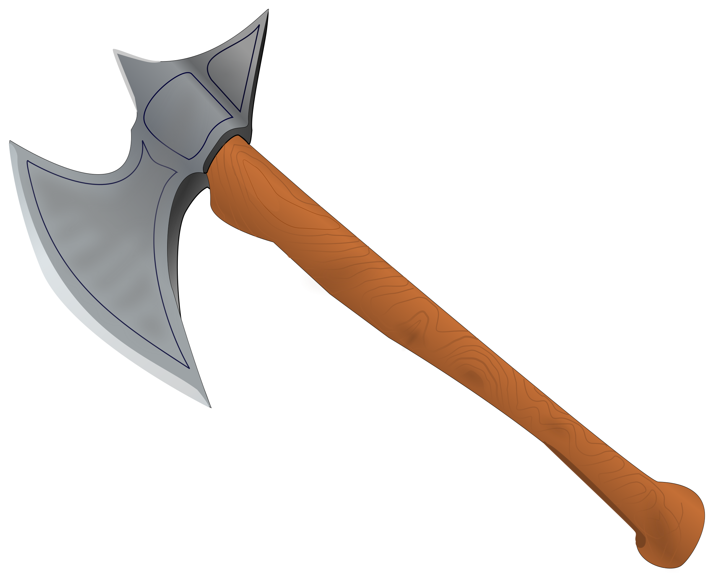 Battle Axe File PNG Image