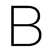 Letter B PNG