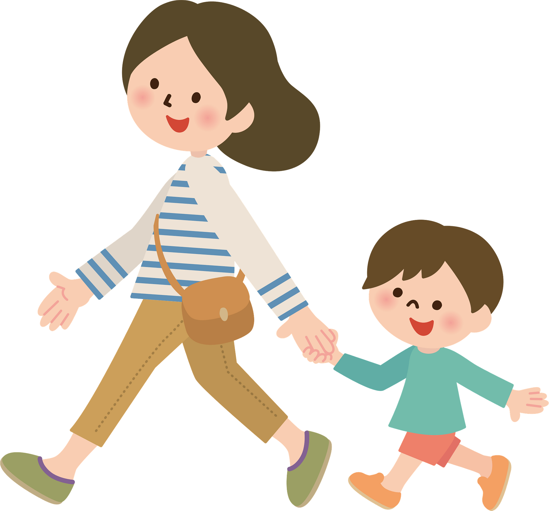 mother and baby clipart