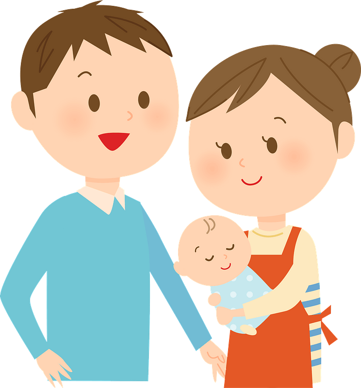 Baby Vector With Mother Happy Transparent PNG Image