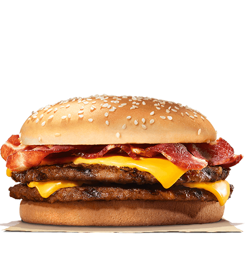 King Whopper Tendercrisp Cheeseburger Bacon Burger Hamburger PNG Image