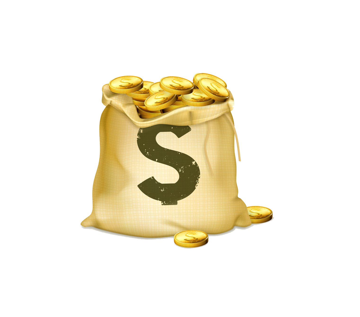Bag Coin Coins Gold Of Free PNG HQ PNG Image