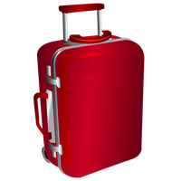Baggage trolley bag PNG