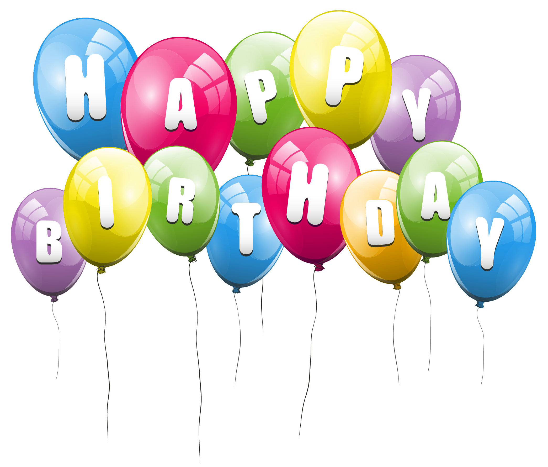 Party Balloon Birthday Happy Free HQ Image PNG Image