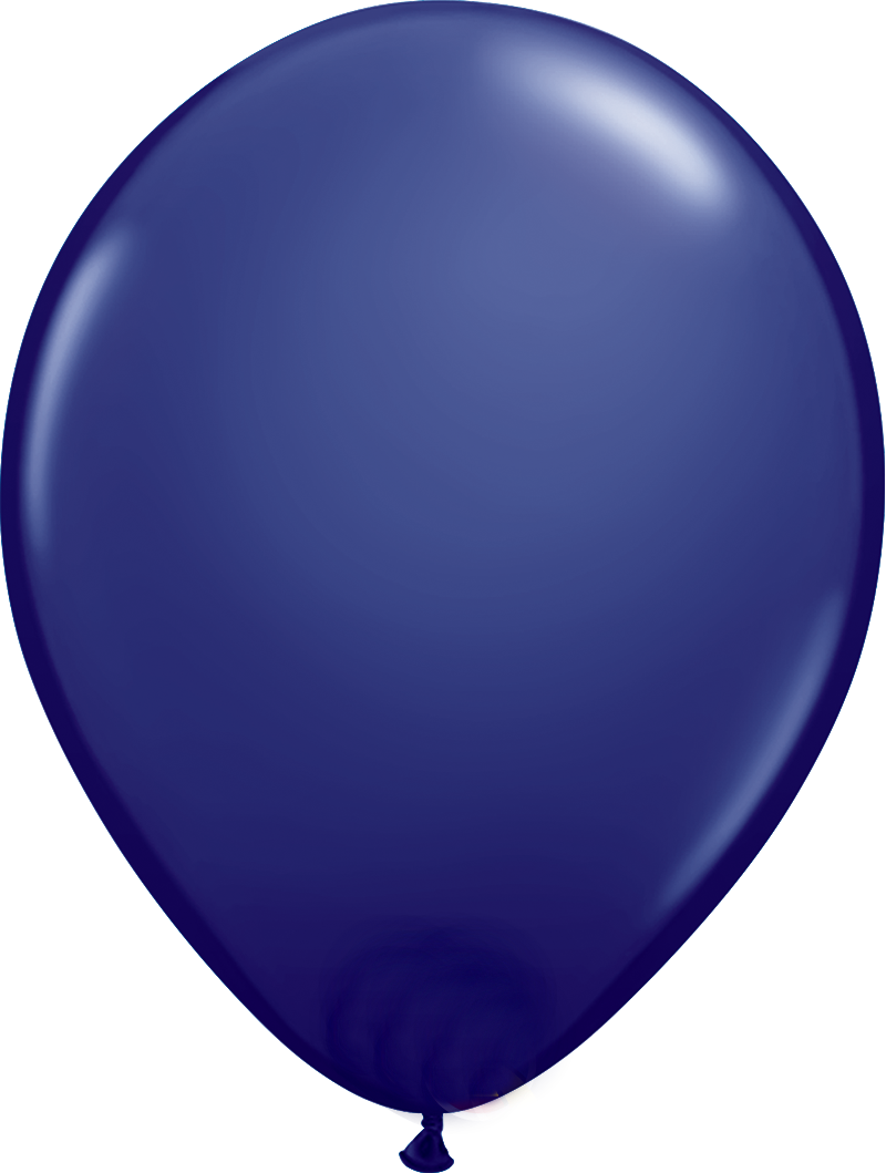 Dark Blue Balloon Free Clipart HD PNG Image