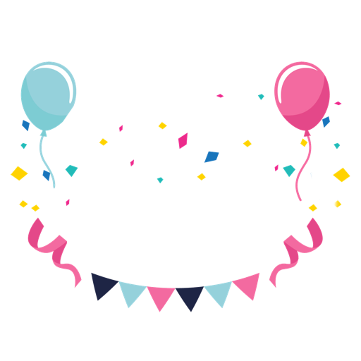 T-Shirt Gift Balloon Greeting Note Birthday Cards PNG Image
