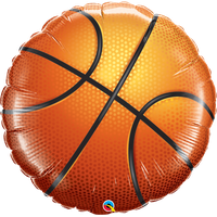 Orange Balloon Pallone Nba Mylar PNG Image High Quality PNG