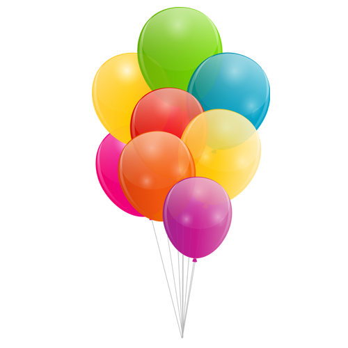 Of Balloons Bunch Free HD Image PNG Image